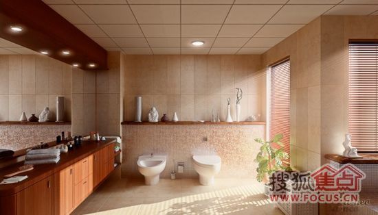 赤裸体验 时尚现代浴室地板新诠释(组图) 