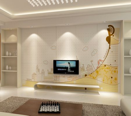 家装指南  最经典的客厅电视背景墙设计  