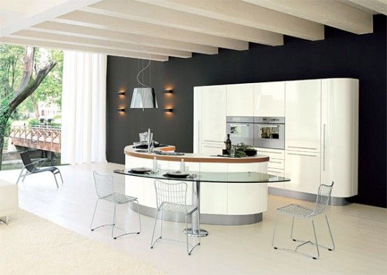 大空间大设计 百款超棒的厨房中岛创意(组图) 