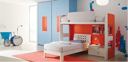 现代简约风格的年轻人卧室装修设计（组图） 