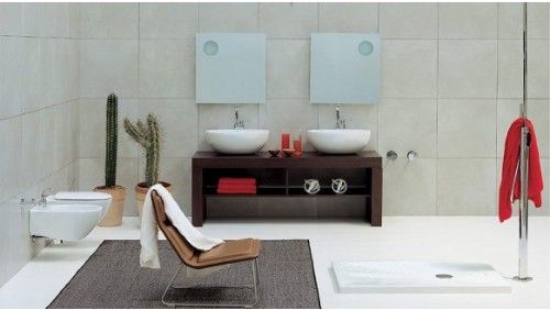 10款意式简约风格浴室装修设计效果（组图） 