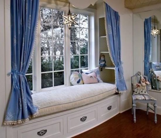 家居装饰花心思 几个不同的卧室飘窗改造(图) 