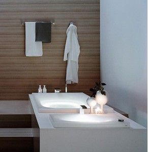 日式风格简约主义浴室装修设计效果（组图） 