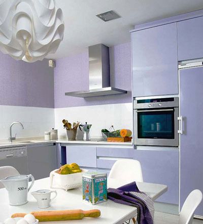 紫色淡雅柔情 2室2厅温馨家居设计（组图） 