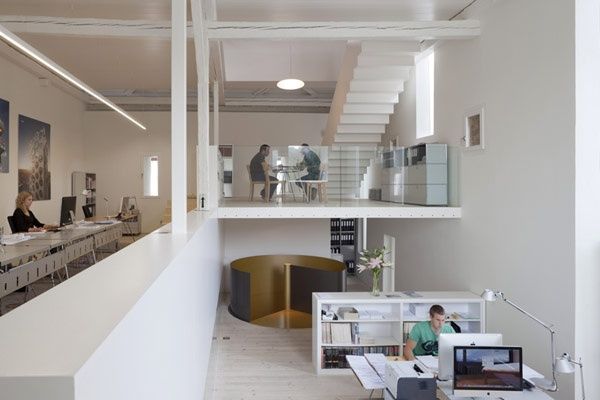 极具设计感 瑞典传统的农庄变身现代办公室 