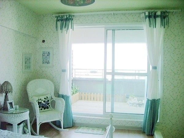5万元装修绿色田园韩式风格单身公寓（组图） 