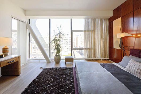 纽约高级公寓 地板铺无与伦比的现代感(组图) 