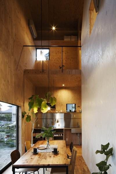 日本毫安风格住宅 地板铺完整开阔空间(组图) 