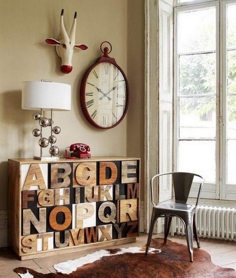 二十二个经典创意 用字母装饰你的家（组图） 