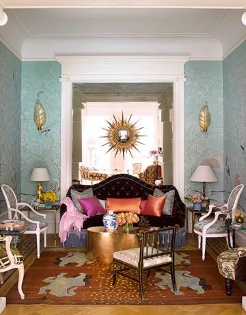 生活空间 20个在室内装饰中使用金色的范例  