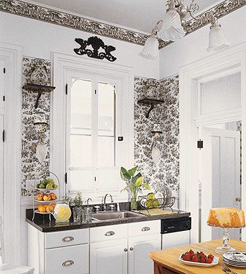 15个方案  创意壁纸装饰你的厨房（组图） 