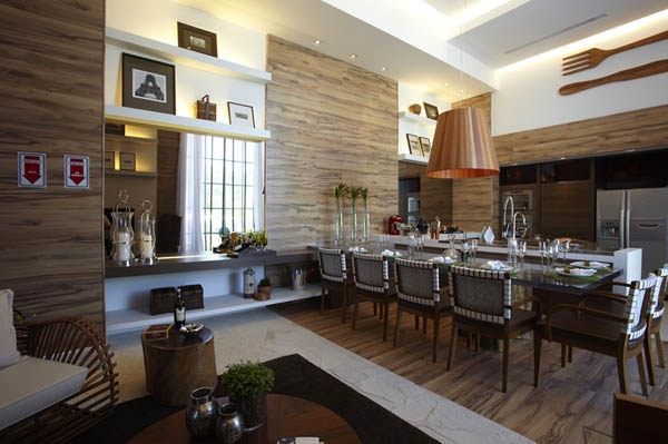 61平米厨房 精致餐厅区和酒窖设计欣赏(组图) 