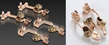 插套铜件采用优质高精度锡磷青铜，整体式成型，接触电阻小、温升低，受力平稳，弹性持久