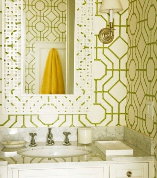 家装指南  25图教你打造绿色清新浴室 