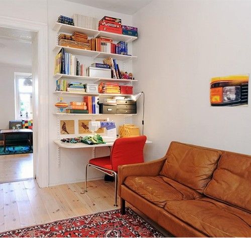 生活空间  25个舒适的北欧风格家庭工作室 