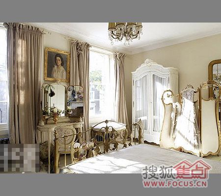 18个英伦风格卧室居家 尊显典雅皇室风范(图) 
