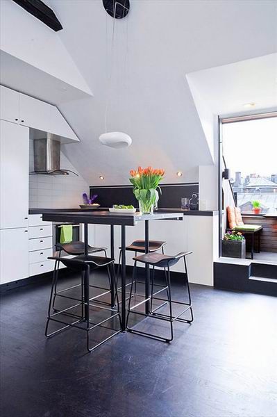 色彩的随机组合 斯德哥尔摩54平完美公寓(组图) 