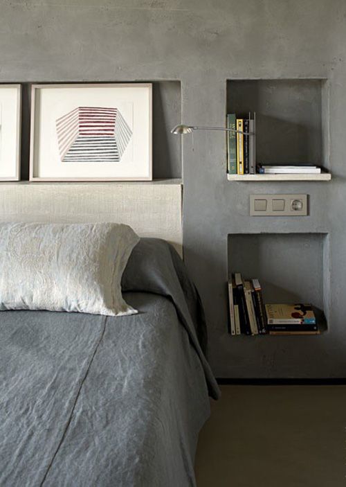 北欧简约朴素灰色素雅格调的现代卧室设计 (组图) 