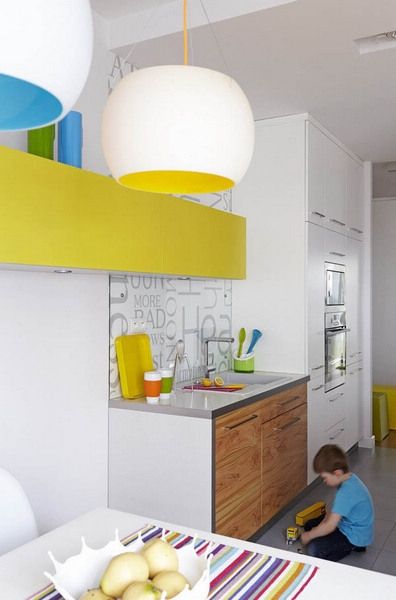 彩色控  大胆用色打造波兰简约风格公寓 