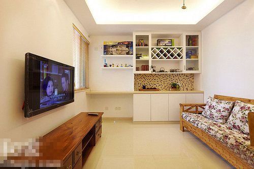简洁实用小两室  装扮70平米清新空间 