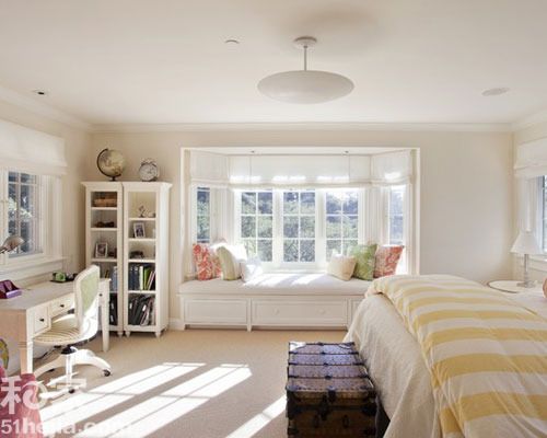 舒适惬意好享受 13个卧室飘窗设计（组图） 