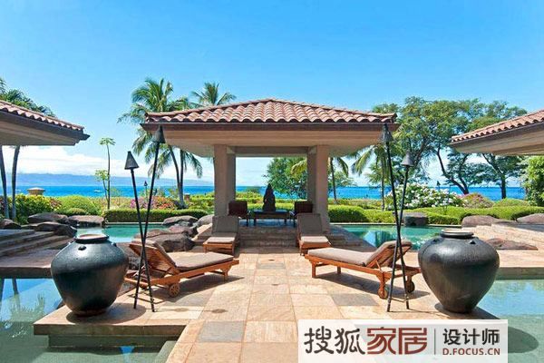 夏威夷热带风情别墅 中国风与印尼风混搭 