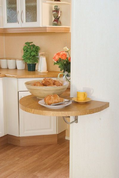 小户型的绝配 10款精致的厨房折叠小餐桌(图) 