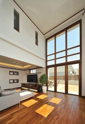 日式别墅挑高装修设计宽敞自由空间（组图） 