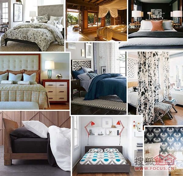 卧室风格大改造 多款时尚优雅床品来帮忙 