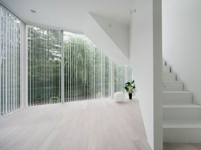 现代螺旋住宅 实木地板打造日式清亮家居(图) 