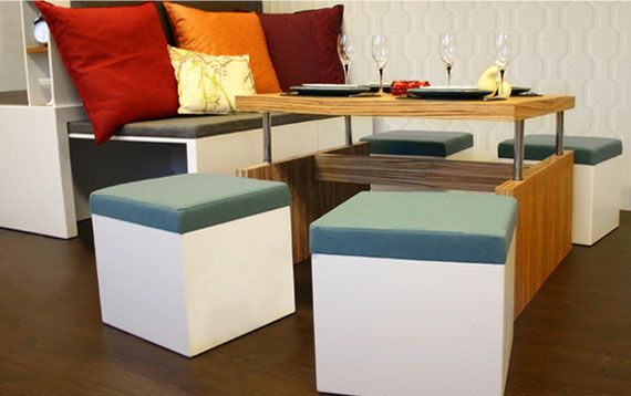创意的沙发设计为客厅装修节省空间（组图） 