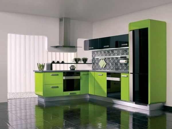 夏日生机盎然 清新绿色清凉厨房设计46例(组图) 
