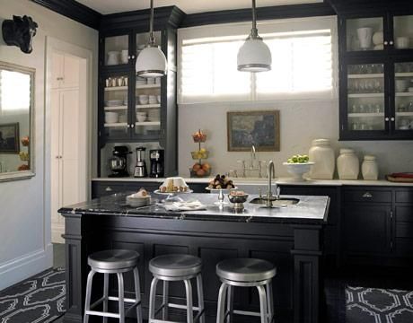 家装指南  现代与复古的厨房设计欣赏 
