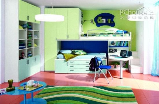 15款多彩儿童房设计 记录缤纷童年生活（组图) 