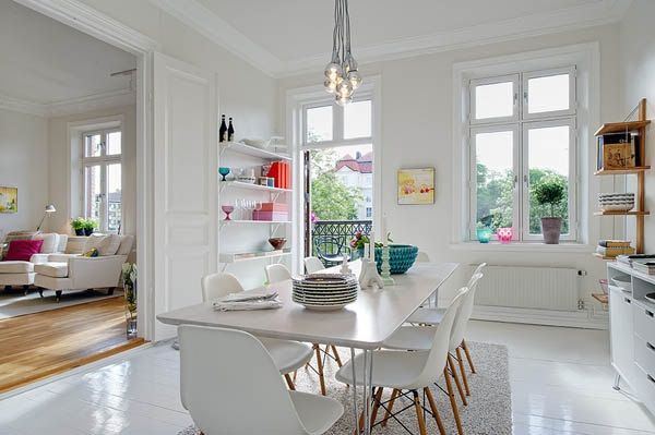 生活空间  瑞典100平米清新活力公寓欣赏 