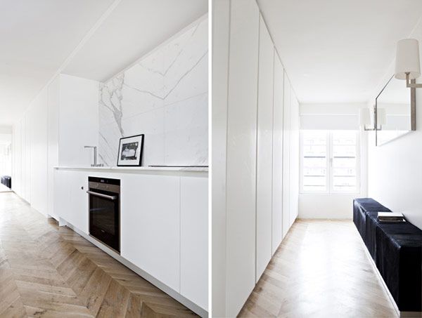 黑白色调之间的搭配现代极简的家居装修设计 