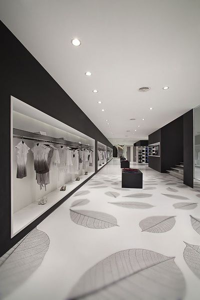 时尚黑白复古色 精致个性的店铺设计(组图) 