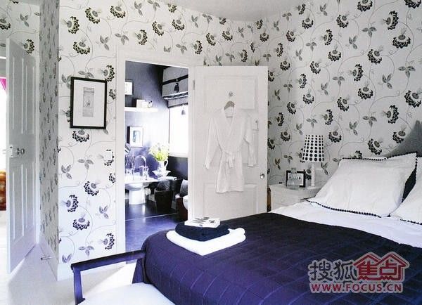 清新淡雅的浪漫家 20个美丽的蓝灰色卧室设计 