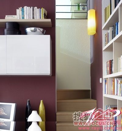 白紫色调LOFT小公寓 美观与实用兼顾（组图） 