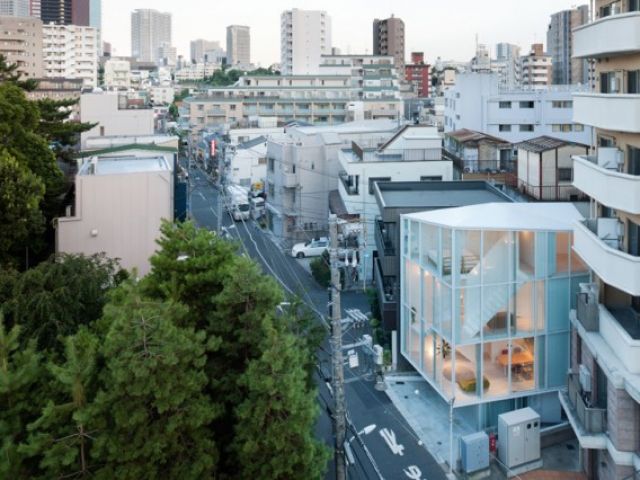 日本东京现代螺旋居 三维创意日式游廊(组图) 