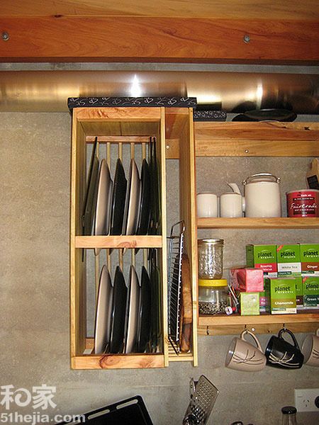 精细化厨房设计 12个关于碗碟的收纳（组图） 