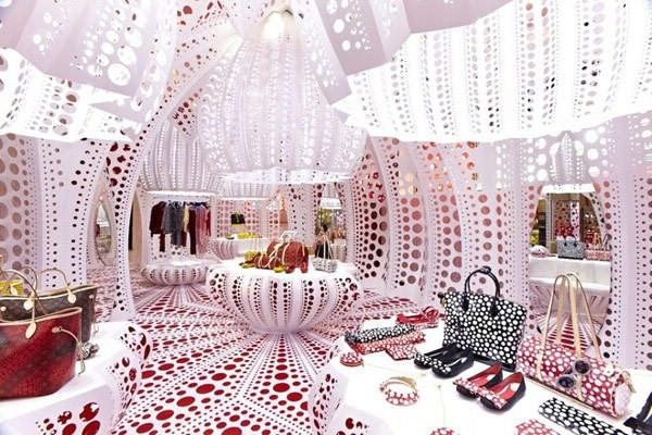 美图 伦敦Louis Vuitton草间弥生概念店设计 
