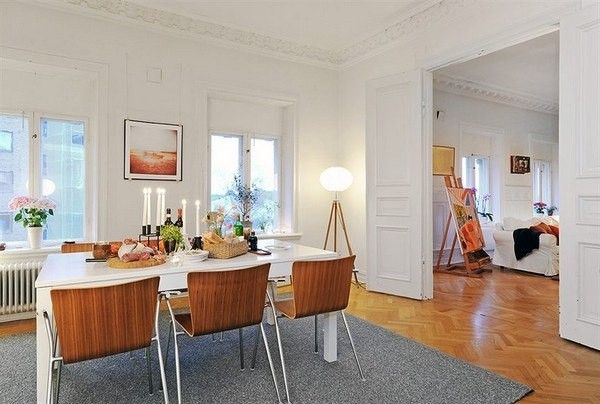 生活空间  北欧风 充满艺术氛围的瑞典公寓 