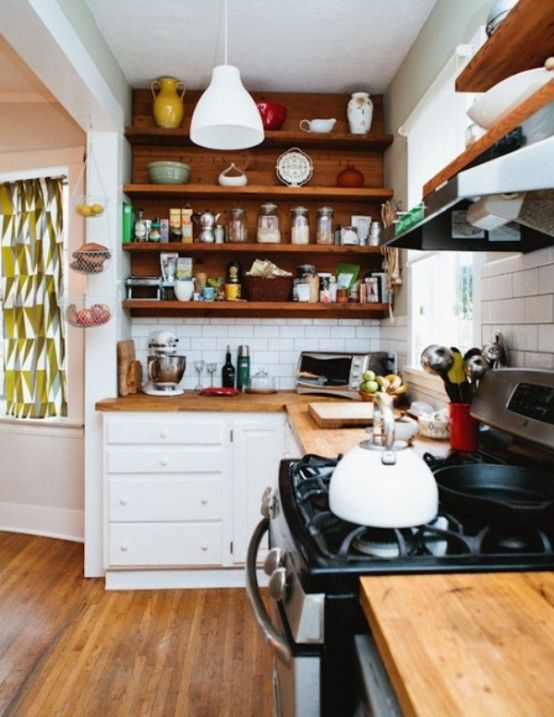 温馨舒适 45个小厨房创意装修方案（图） 