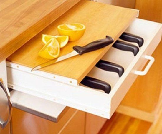 活用挂钩刀架 厨房空间干净整洁收纳法(组图) 