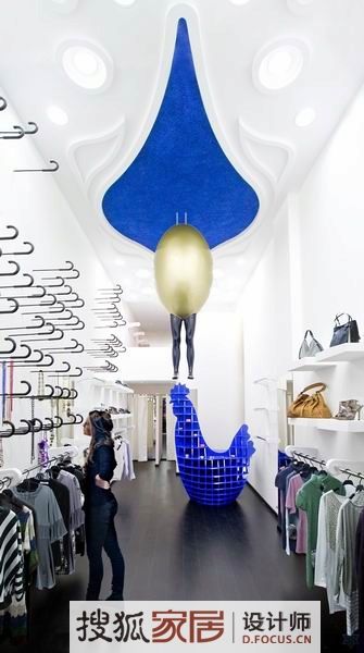 塞浦路斯Kokoo精品店设计 超现实主义的空间 