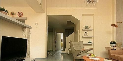 体验创意清凉家居生活 90平复式阁楼装修设计 