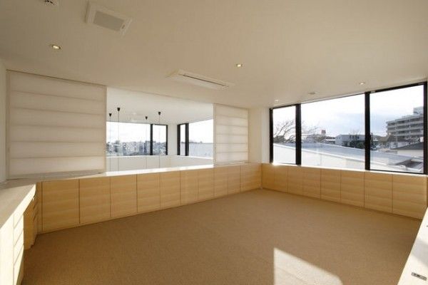 生活空间 干净温暖 日本横滨悬崖之家 