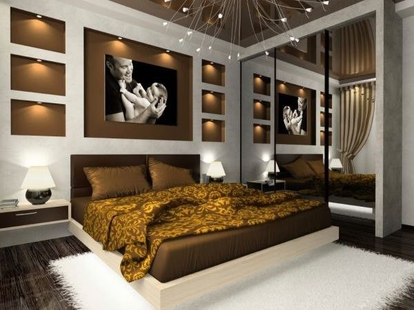 诱人色彩 13款巧克力色的卧室设计欣赏(组图) 
