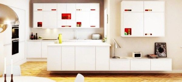 理想厨房 39款现代简约白色厨房设计（图） 
